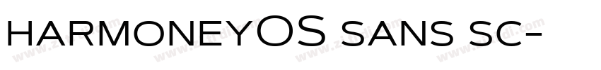harmoneyOS sans sc字体转换